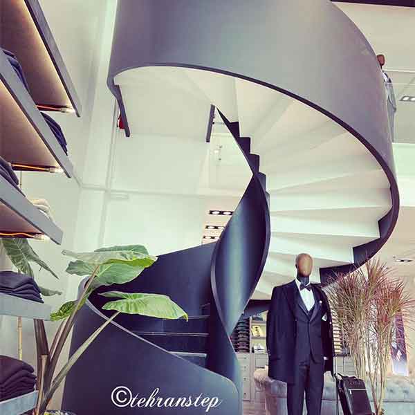 اجرای پله پیچ اکسپوز در فرمانیه