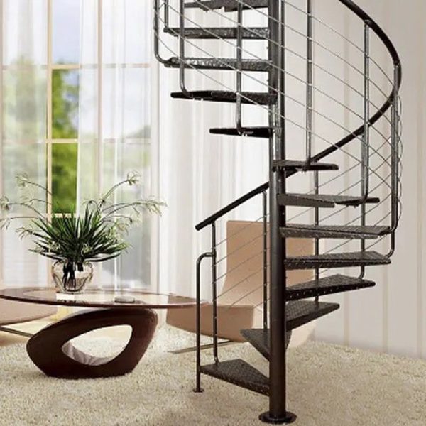 پله اسپیرال حول محور