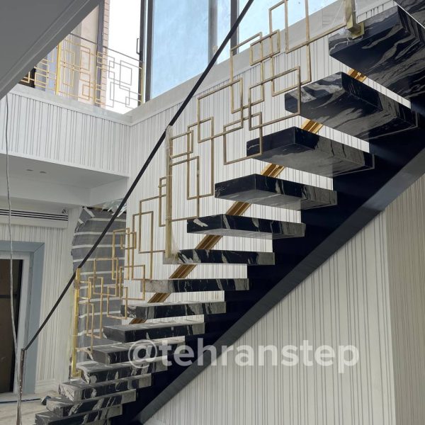 نرده استیل و برنز