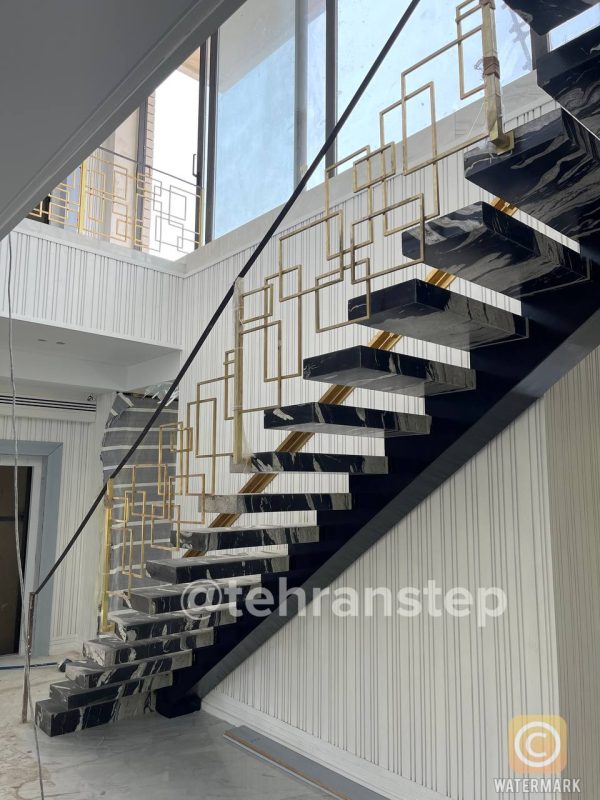 نرده استیل و برنز